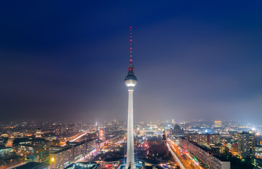 Fototapeta premium Panoramic view over Berlin