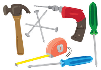 repair tools icon doodle