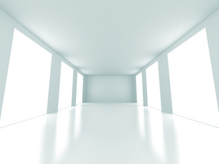 Empty Bright Light Room Interior Architecture Background