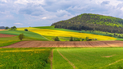 German Spring Countryside Landscape