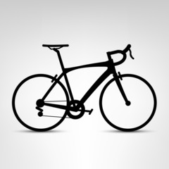 Road bicycle. Vector illustration.