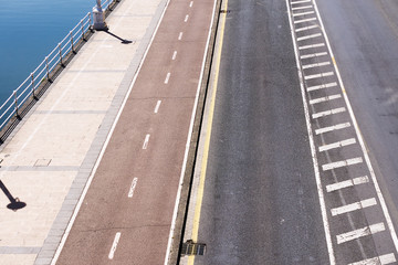 Fototapeta premium different lanes on city
