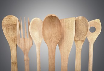 Wooden Spoon, Kitchen Utensil, Cooking Utensil.