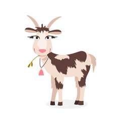 Cartoon goat. Vector Illustration