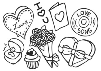 valentine doodle