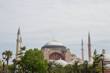 Fototapeta na wymiar Hagia Sophia, Istanbul, Türkei 