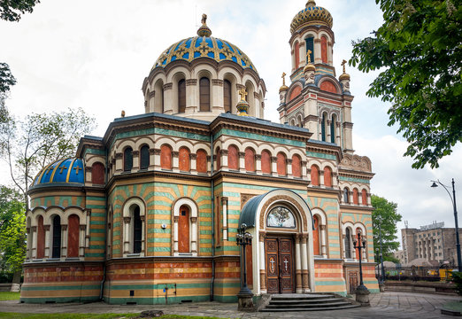 Alexander Nevsky Cathedral in Lodz, Poland