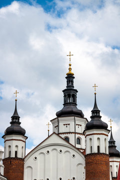 Steeples of Suprasl Orthodox Church Lavra 