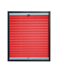 Pleated blind - red color