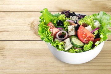 Salad, organic, light.