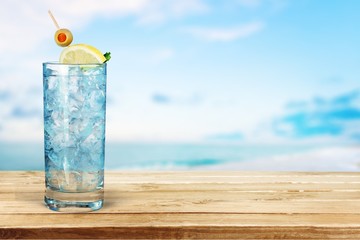 Cocktail, Gin, Tonic Water.