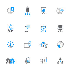 Business icon set