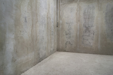Raw concrete walls background.