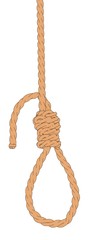 cartoon image of simple rope