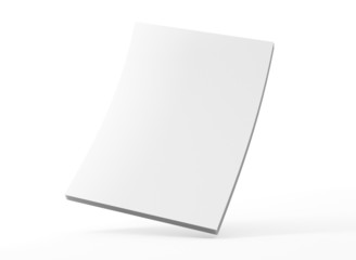 Briefpapier gebogen Vorlage A4