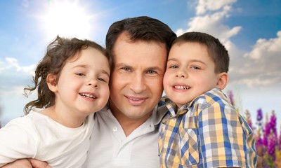 Family, Cheerful, Happiness.