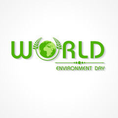 Creative World Environment Day Greeting vector