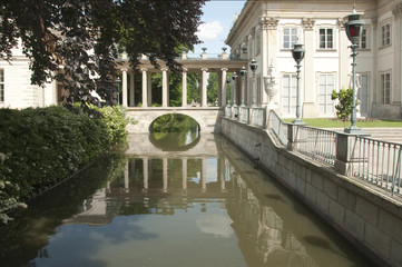 Lazienki palace in Warsaw