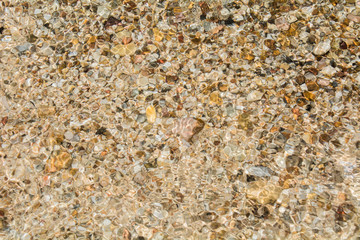 stones in water background