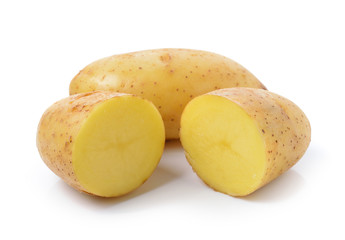 potato isolated on white background