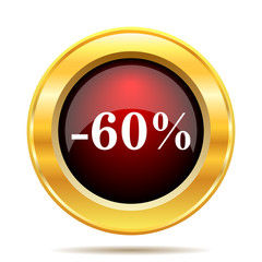 60 percent discount icon