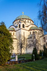 Details of Saint Sava temple in Belgrade