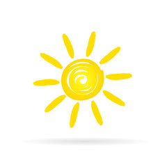 sun shine vector