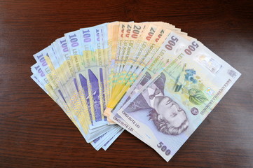 Romanian money lei