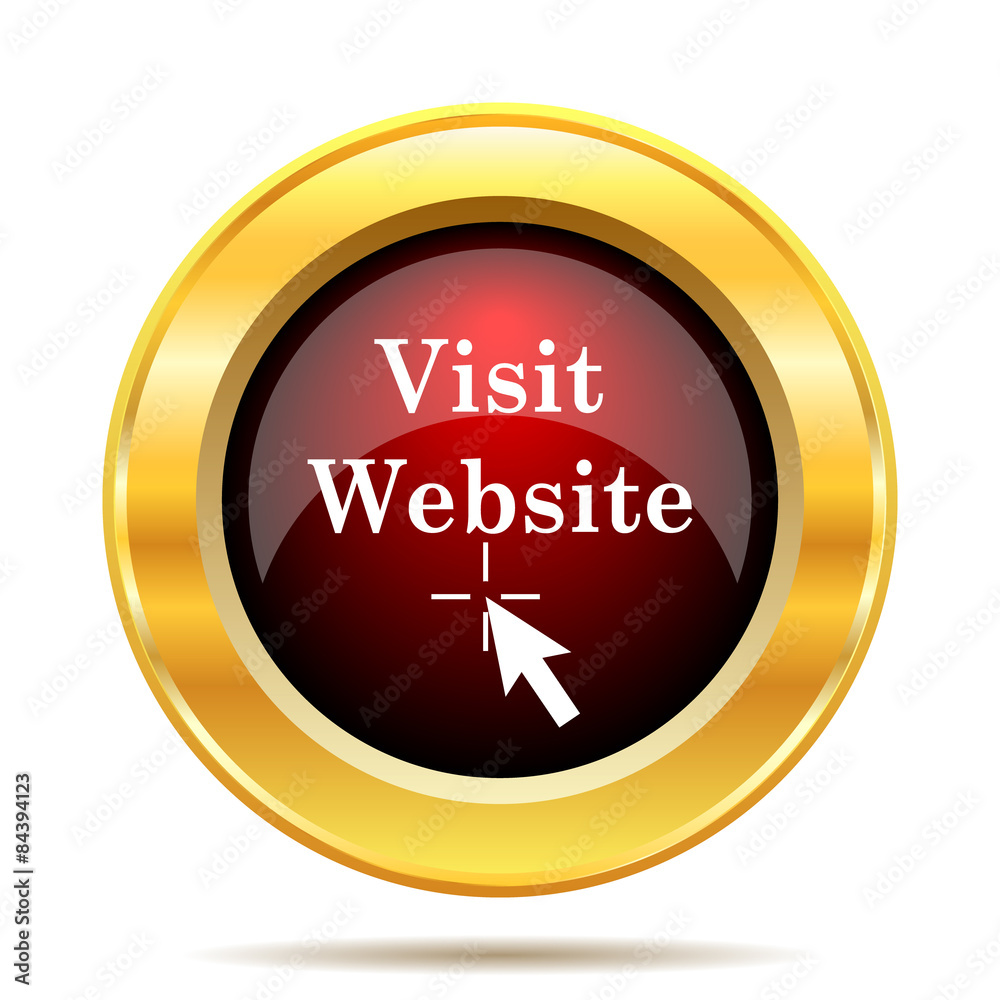 Poster visit website icon