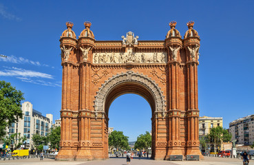 Fototapeta na wymiar Triumph Arch (Barcelona, Spain)