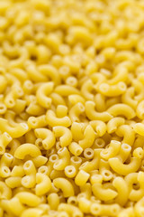 Dry macaroni pasta
