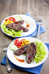 Fried beef