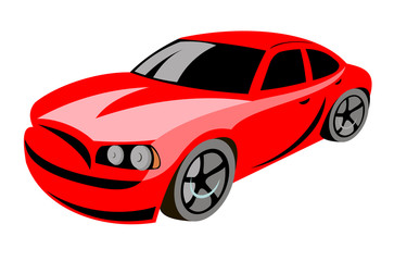 Obraz na płótnie Canvas Red car
