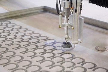 The image of metal-working machine