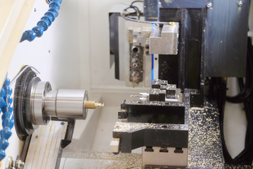 The image of metal-working machine