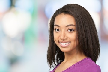 Obraz premium Women, Human Face, Smiling.