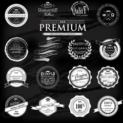 Retro Vintage 100 guaranteed Premium Quality Labels 