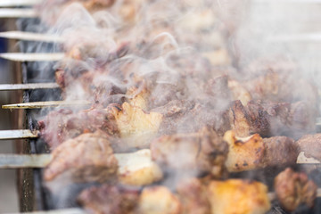 barbecue on the grill