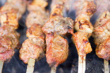 barbecue on the grill
