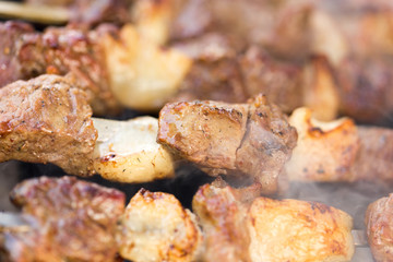 barbecue on the grill