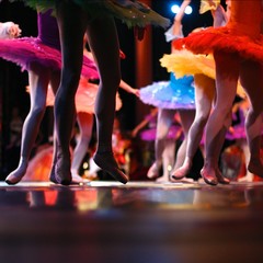 Ballerinas on the stage