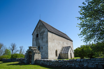 Fototapeta na wymiar Ancient swedish church