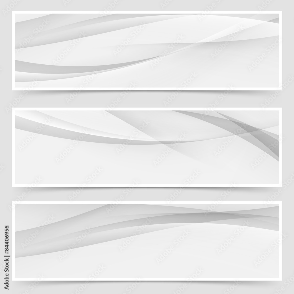 Wall mural halftone grey abstract line header layout
