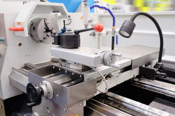 The image of metal-working machine