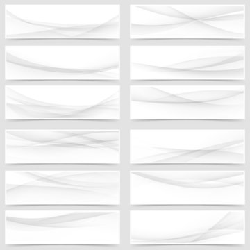 Mega web header footer banner collection