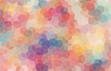 Fototapeten Pattern of geometric shapes © igor_shmel