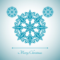 Abstract snowflake. Editable vector. Eps 10