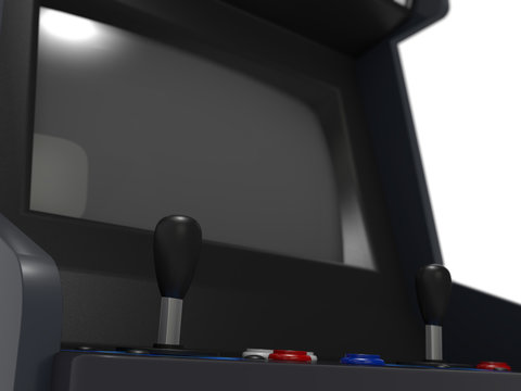Arcade Controls and Screen