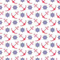 Seamless nautical pattern