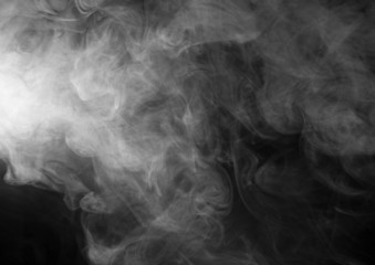 B&w abstract smoke